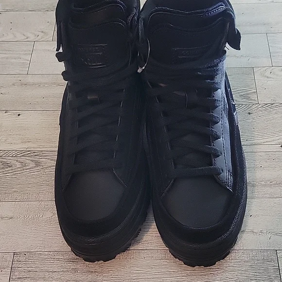 NWOT Converse Pro Leather X2 High Black Ice Triple Black‎ Sneakers Mens 5